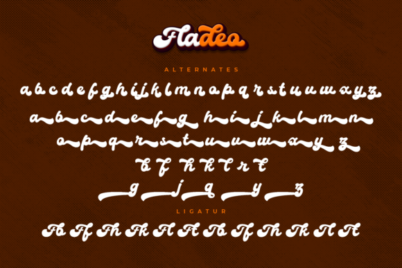 Fladeo Font Poster 9