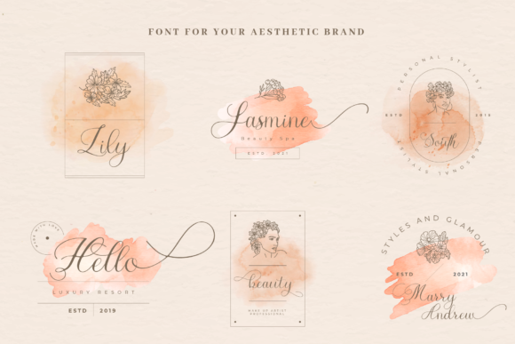 Flawless Valentines Font Poster 3