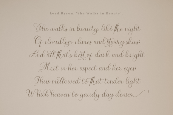 Flawless Valentines Font Poster 4