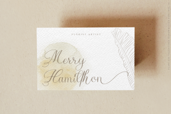 Flawless Valentines Font Poster 7