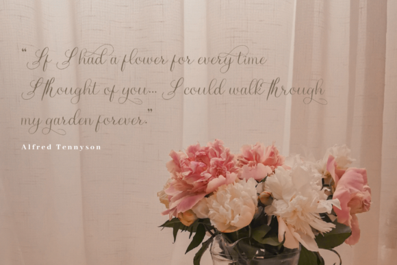 Flawless Valentines Font Poster 8