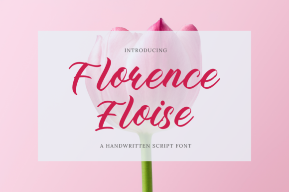 Florence Eloise Font Poster 1