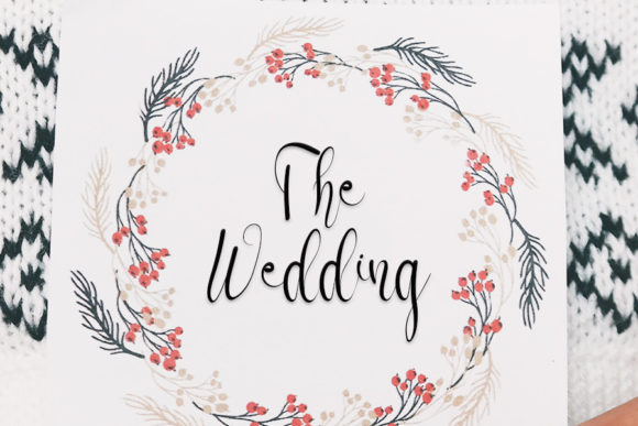 Flower Font Poster 4