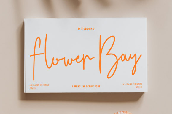 Flower Bay Font Poster 1