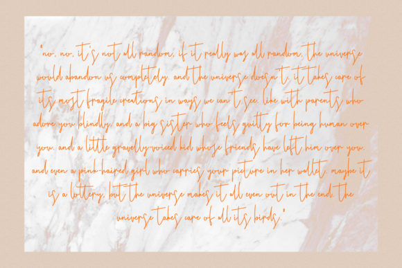 Flower Bay Font Poster 2