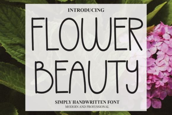 Flower Beauty Font