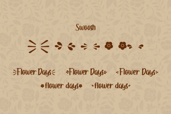 Flower Days Font Poster 7