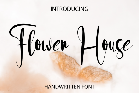 Flower House Font Poster 1