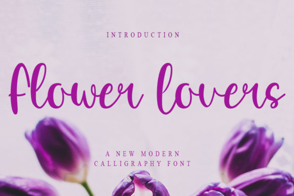Flower Lovers Font Poster 1