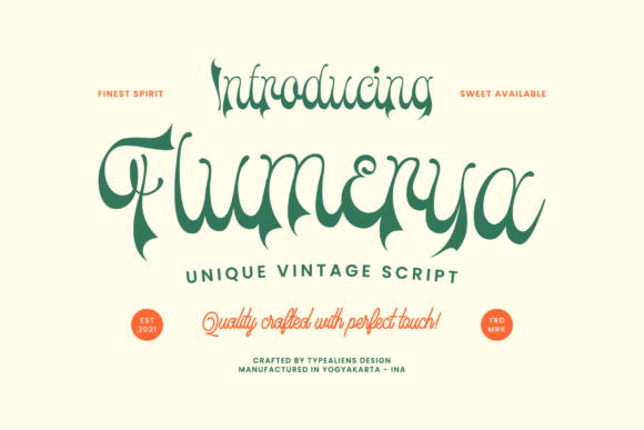 Flumerya Font Poster 1