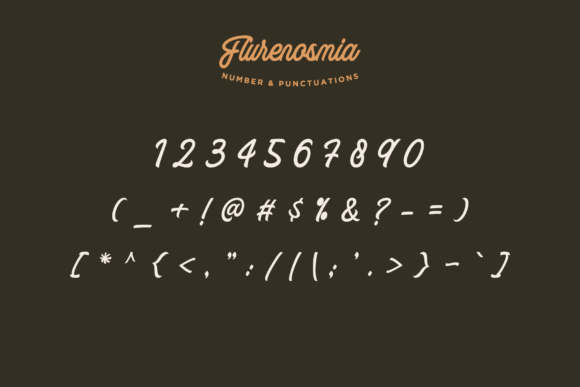 Flurenosmia Font Poster 8