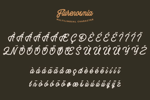 Flurenosmia Font Poster 9