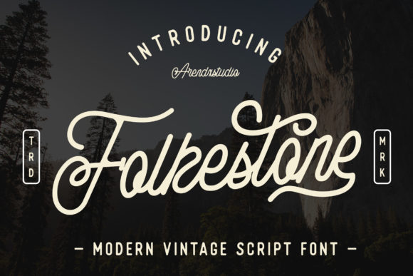 Folkestone Font Poster 1