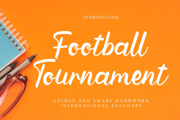 Football Tournament Font Poster 1