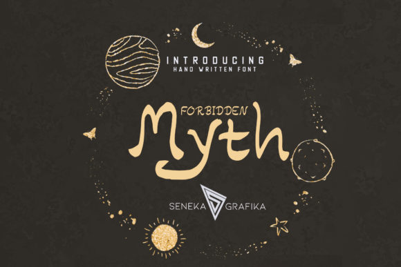 Forbidden Myth Font Poster 1