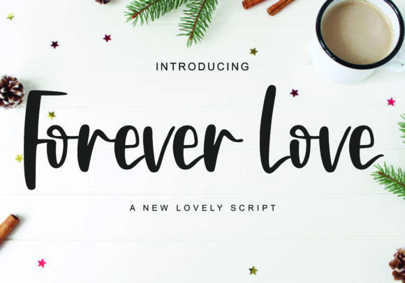 Forever Love Font Poster 1
