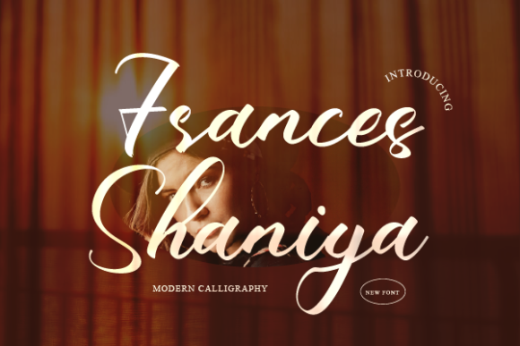 Frances Shaniya Font Poster 1