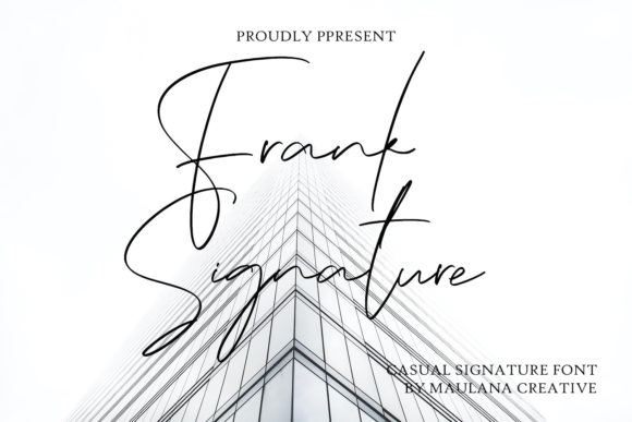 Frank Signature Font