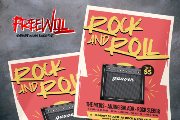 Freewill Font Poster 3