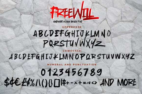 Freewill Font Poster 7