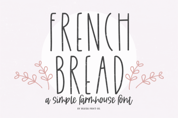 French Bread Font Poster 1