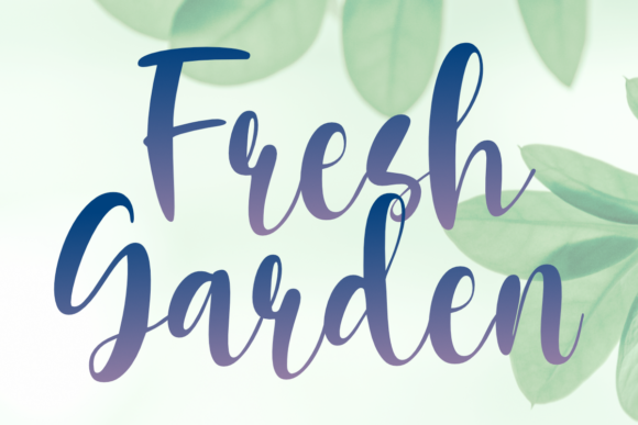 Fresh Garden Font Poster 1