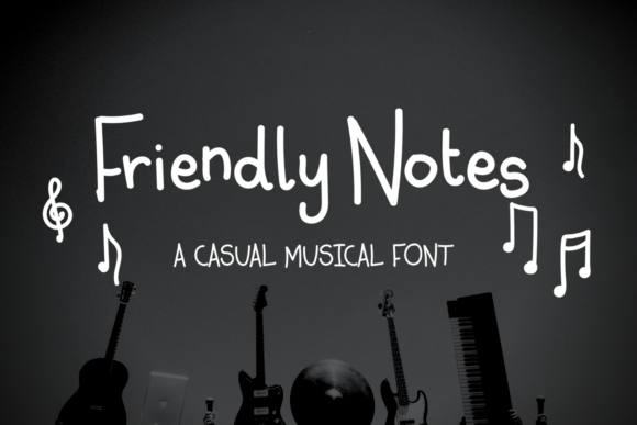 Friendly Notes Font Poster 1