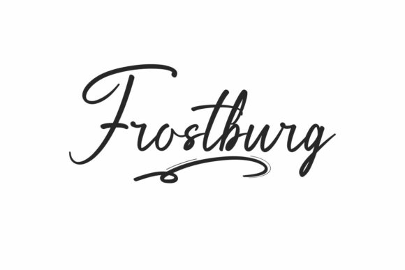 Frostburg Font Poster 1