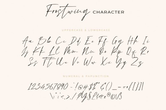 Frostwing Font Poster 6