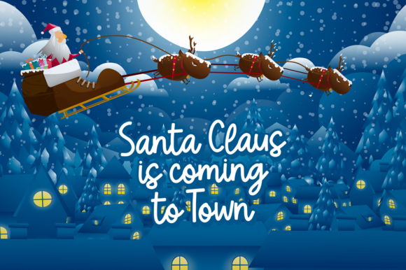 Frosty Blue Font Poster 5