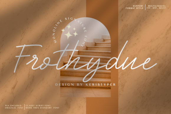 Frothydue Font Poster 1