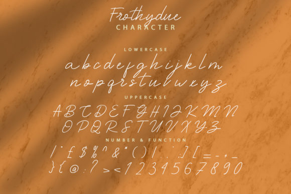 Frothydue Font Poster 8