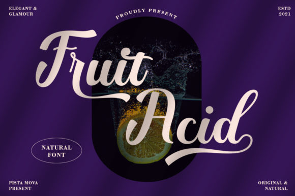 Fruit Acid Font