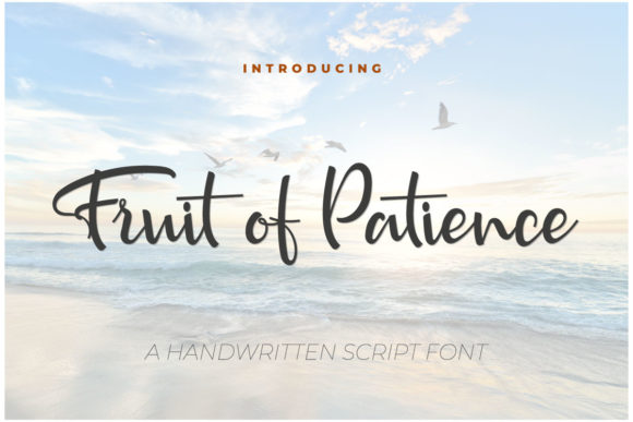 Fruit of Patience Font Poster 1