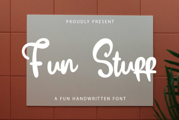 Fun Stuff Font Poster 1