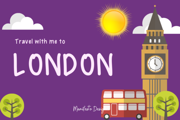 Funky Sun Font Poster 4