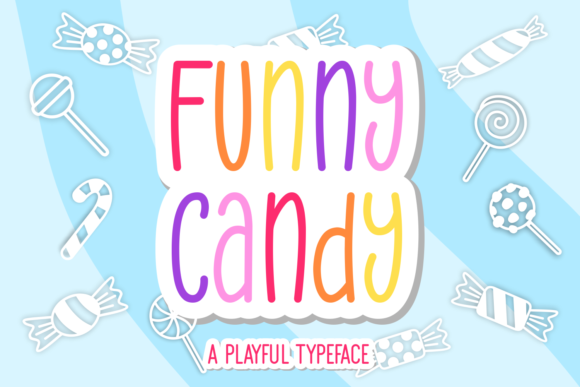 Funny Candy Font Poster 1