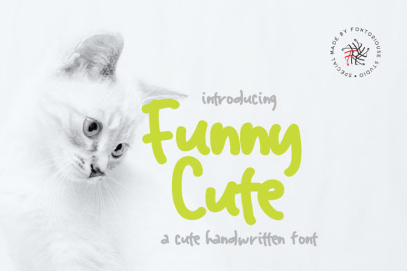 Funny Cute Font Poster 1