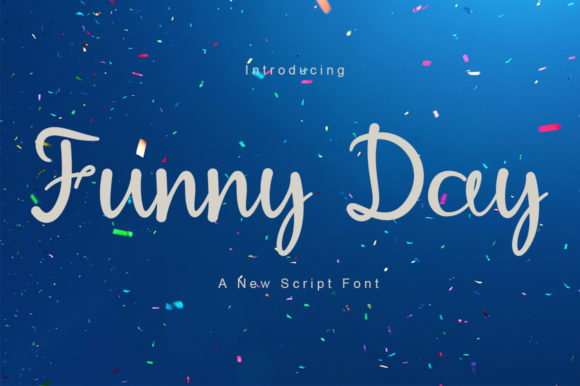 Funny Day Font Poster 1