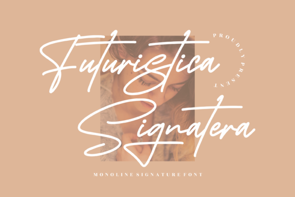 Futuristica Signatera Font Futuristica Signatera Font Poster 1