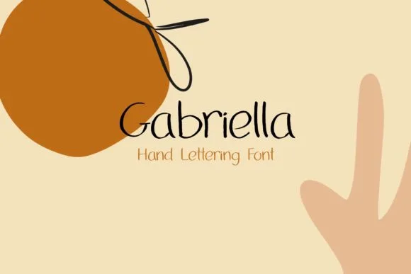 Gabrialla Font Gabrialla Font Poster 1