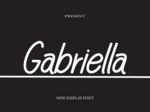 Gabriella Font Poster 1