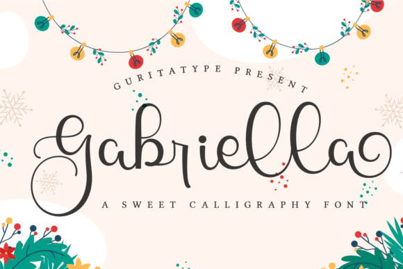 Gabriella Font Poster 1