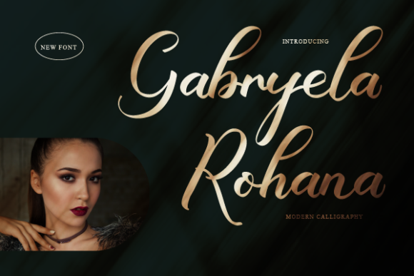 Gabryela Rohana Font Poster 1