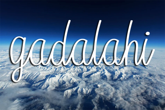 Gadalahi Font Poster 1