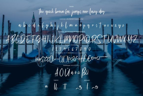 Gadlony Font Poster 6