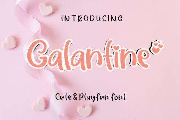 Galantine Font Poster 1