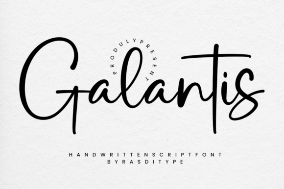 Galantis Font Poster 1