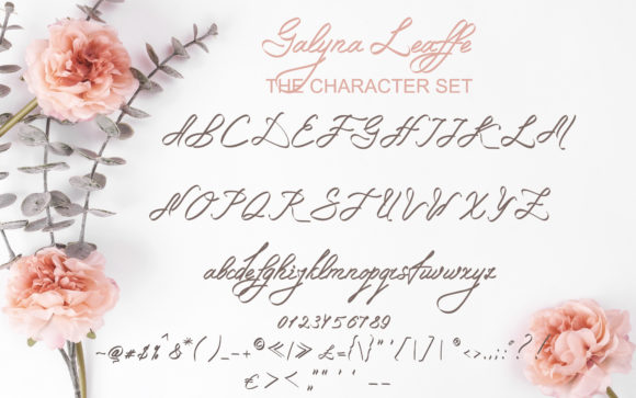 Galyna Leaffe Font Poster 17