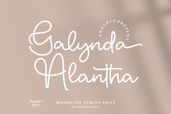 Galynda Alantha Font Poster 1